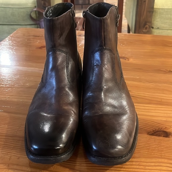 Robert Wayne Collection leather brown Boots  size 11 - Picture 6 of 11
